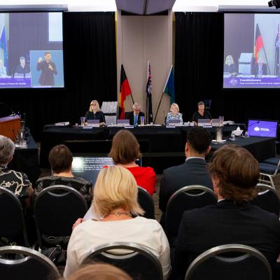Photograph of Brisbane public hearing 