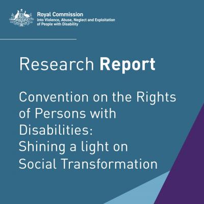 Research Report - Convention on the Rights of Persons with Disabilities