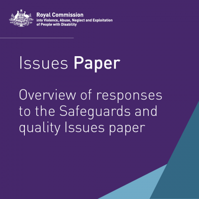 Call to promote quality in disability services and provide appropriate safeguards