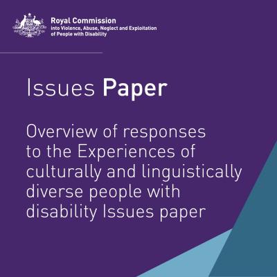 Royal Commission told people with disability from culturally and linguistically diverse backgrounds face compounded discrimination 