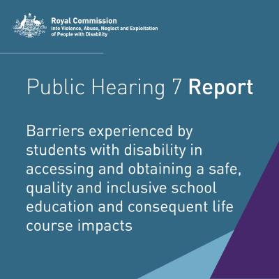 Students with disability face serious barriers to accessing safe, quality and inclusive education